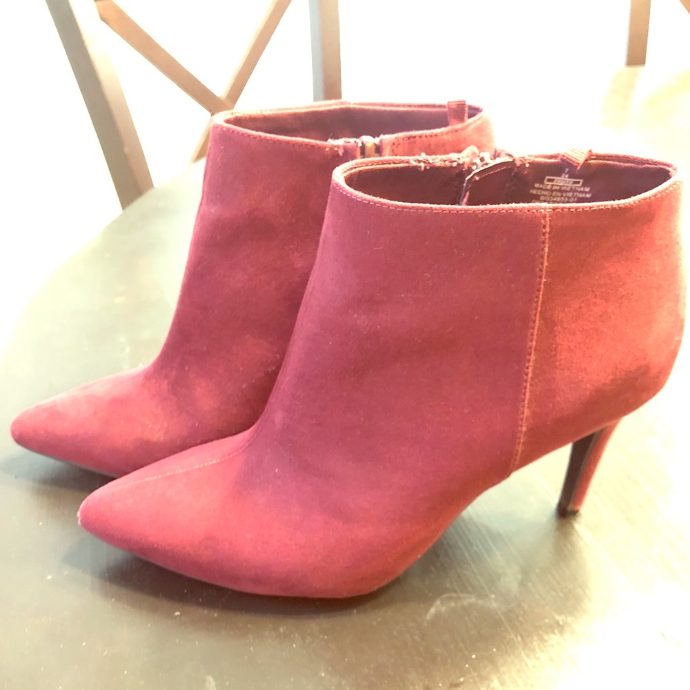 Faux Suede booties